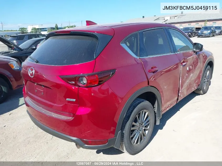 2018 Mazda Cx-5 VIN: JM3KFBCM5J0459115 Lot: 12087087