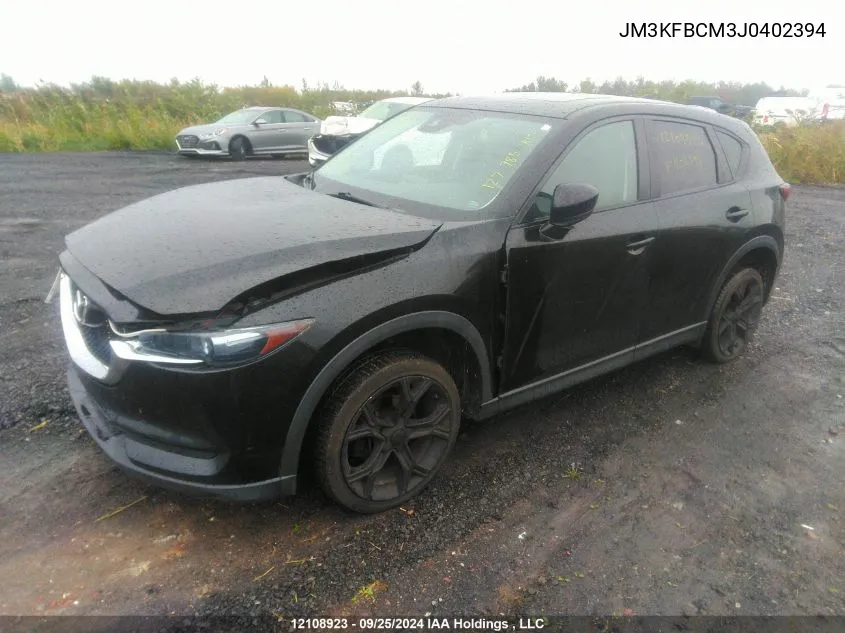 2018 Mazda Cx-5 VIN: JM3KFBCM3J0402394 Lot: 12108923