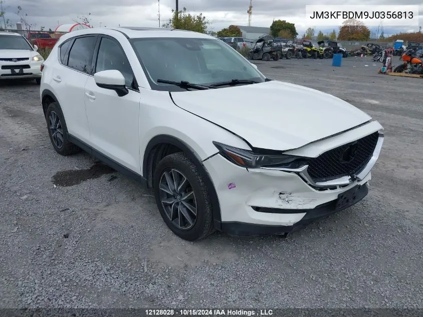 2018 Mazda Cx-5 VIN: JM3KFBDM9J0356813 Lot: 12128028