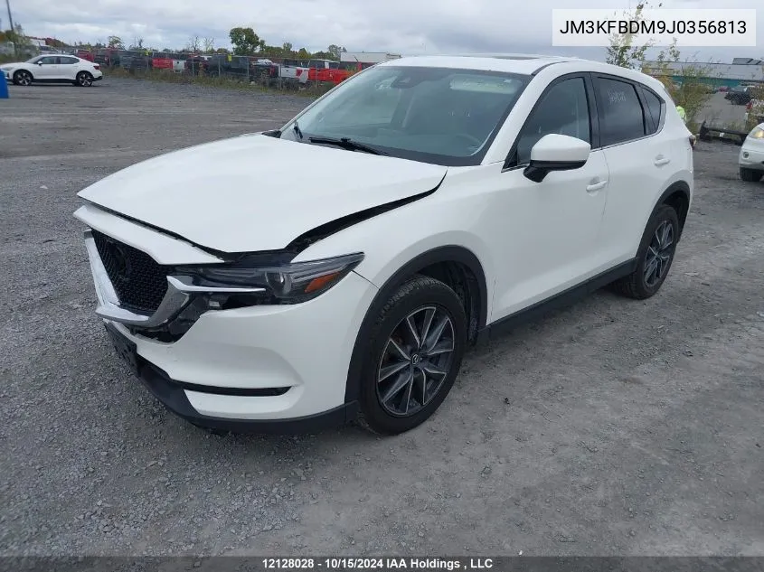 2018 Mazda Cx-5 VIN: JM3KFBDM9J0356813 Lot: 12128028