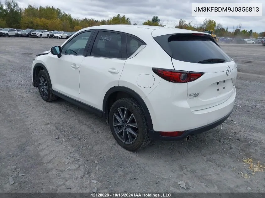 2018 Mazda Cx-5 VIN: JM3KFBDM9J0356813 Lot: 12128028