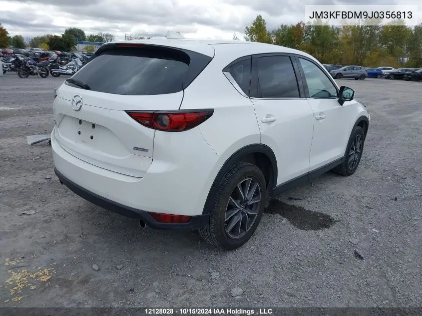 2018 Mazda Cx-5 VIN: JM3KFBDM9J0356813 Lot: 12128028