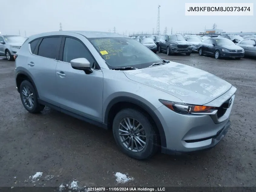 2018 Mazda Cx-5 VIN: JM3KFBCM8J0373474 Lot: 12134078