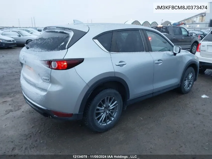 2018 Mazda Cx-5 VIN: JM3KFBCM8J0373474 Lot: 12134078