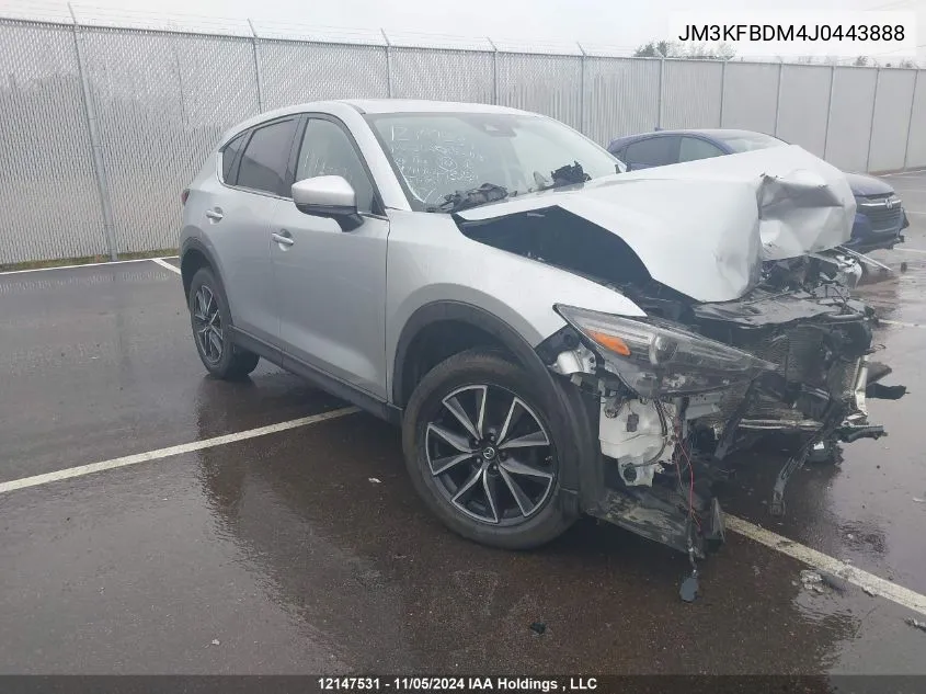 2018 Mazda Cx-5 VIN: JM3KFBDM4J0443888 Lot: 12147531