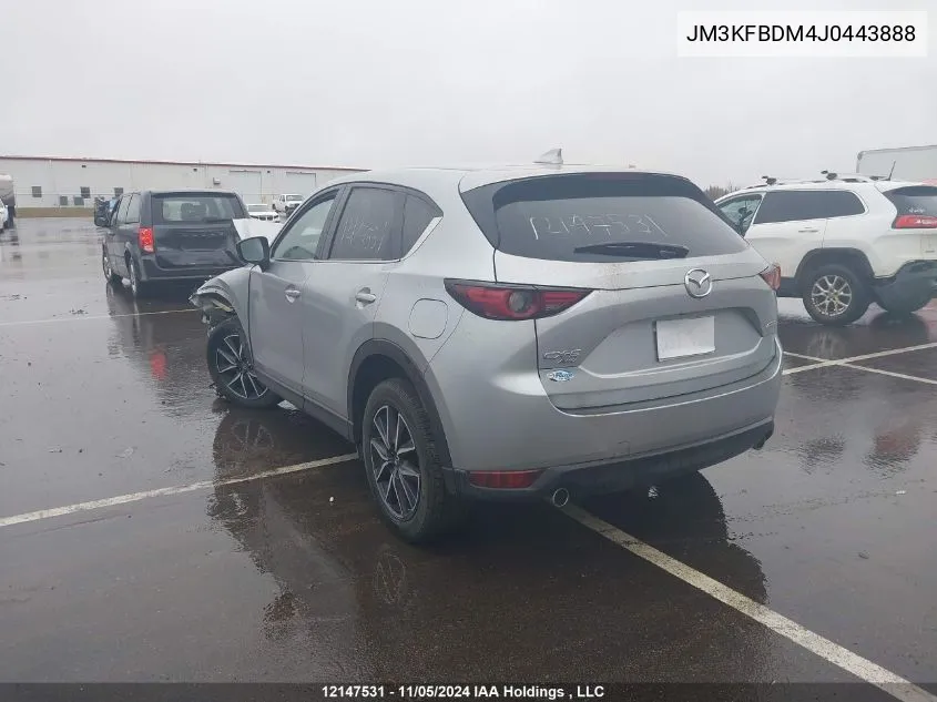 2018 Mazda Cx-5 VIN: JM3KFBDM4J0443888 Lot: 12147531