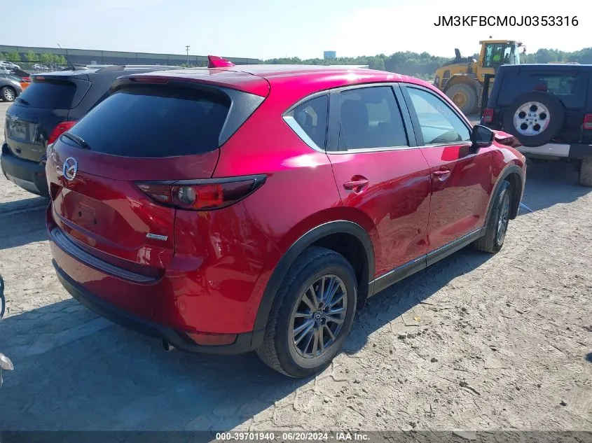 2018 Mazda Cx-5 Touring VIN: JM3KFBCM0J0353316 Lot: 39701940