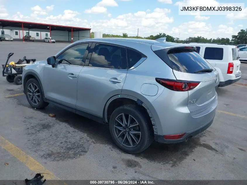 2018 Mazda Cx-5 Grand Touring VIN: JM3KFBDMXJ0398326 Lot: 39730795