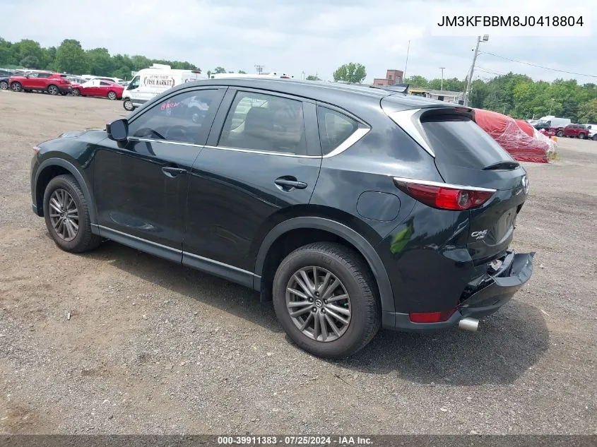 2018 Mazda Cx-5 Sport VIN: JM3KFBBM8J0418804 Lot: 39911383