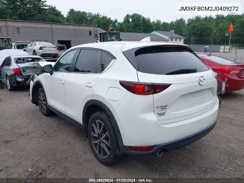 2018 Mazda Cx-5 Touring VIN: JM3KFBCM2J0409272 Lot: 39929634