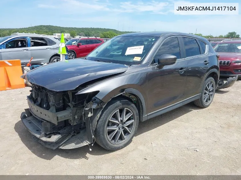 2018 Mazda Cx-5 Touring VIN: JM3KFACM4J1417104 Lot: 39959530