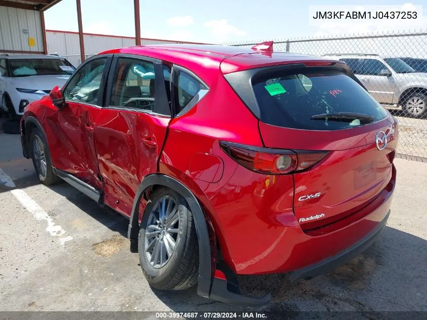 2018 Mazda Cx-5 Sport VIN: JM3KFABM1J0437253 Lot: 39974687