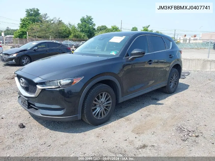 2018 Mazda Cx-5 Sport VIN: JM3KFBBMXJ0407741 Lot: 39997253