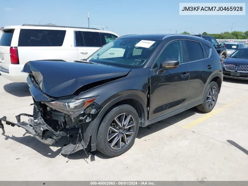 2018 Mazda Cx-5 Touring VIN: JM3KFACM7J0465928 Lot: 40002063