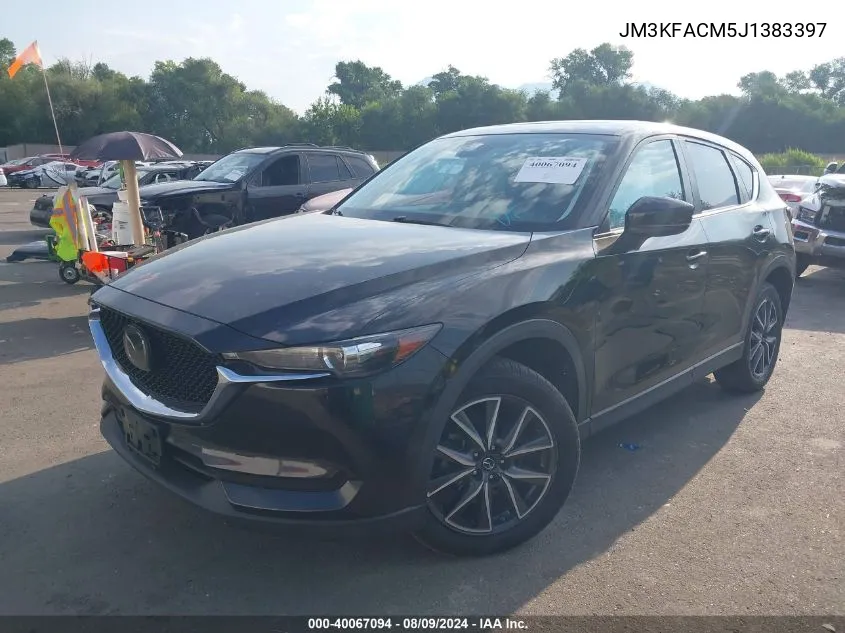 2018 Mazda Cx-5 Touring VIN: JM3KFACM5J1383397 Lot: 40067094