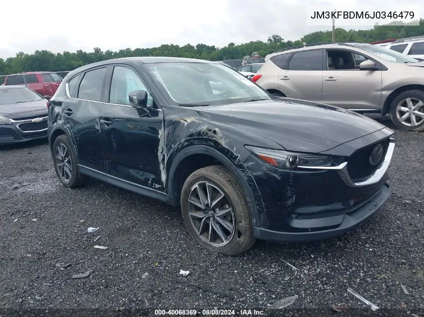 2018 Mazda Cx-5 Grand Touring VIN: JM3KFBDM6J0346479 Lot: 40068369