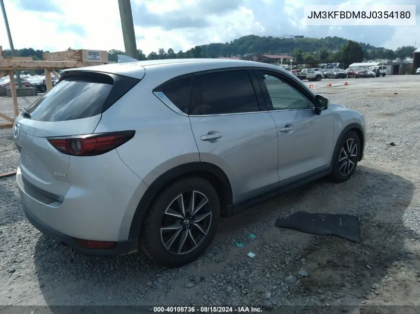 2018 Mazda Cx-5 Grand Touring VIN: JM3KFBDM8J0354180 Lot: 40108736