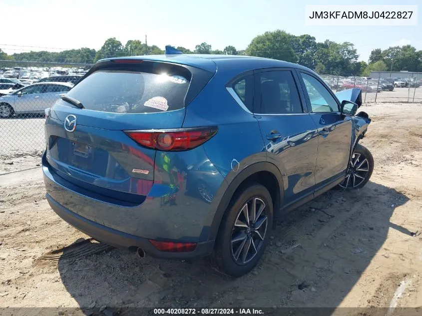 2018 Mazda Cx-5 Grand Touring VIN: JM3KFADM8J0422827 Lot: 40208272