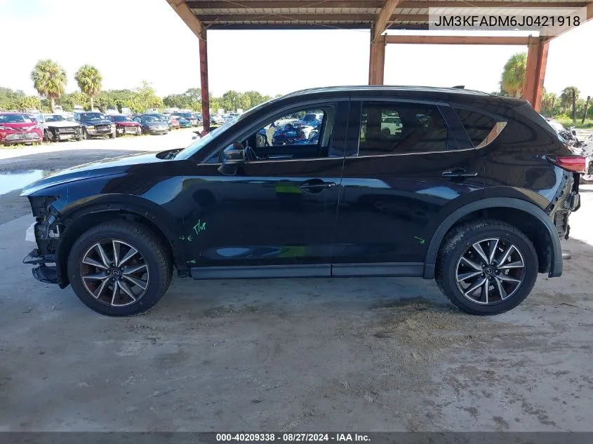 2018 Mazda Cx-5 Grand Touring VIN: JM3KFADM6J0421918 Lot: 40209338