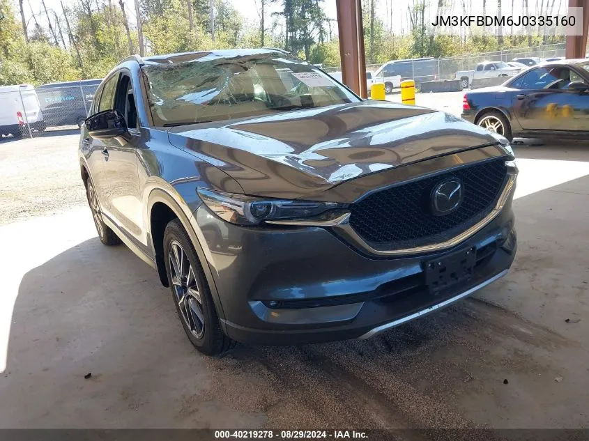 2018 Mazda Cx-5 Grand Touring VIN: JM3KFBDM6J0335160 Lot: 40219278