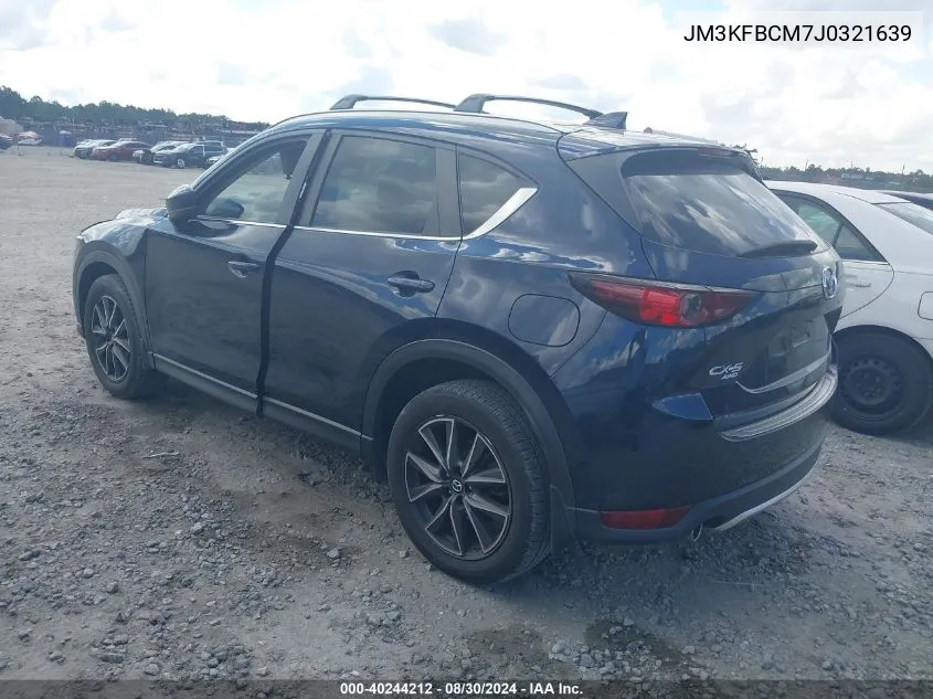 2018 Mazda Cx-5 Touring VIN: JM3KFBCM7J0321639 Lot: 40244212