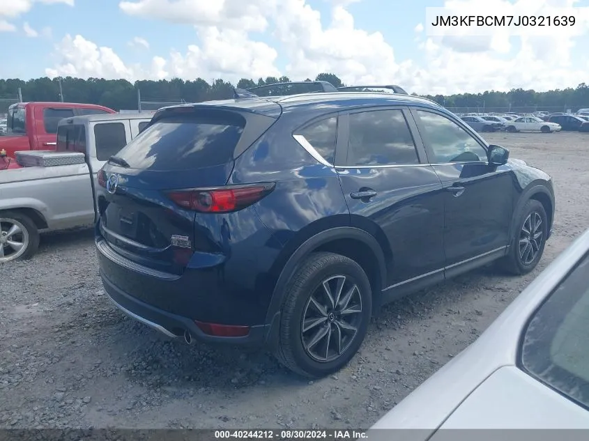 2018 Mazda Cx-5 Touring VIN: JM3KFBCM7J0321639 Lot: 40244212