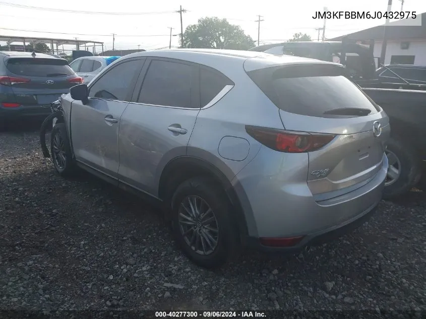 2018 Mazda Cx-5 Sport VIN: JM3KFBBM6J0432975 Lot: 40277300