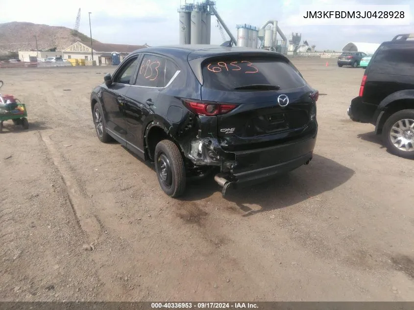 2018 Mazda Cx-5 Grand Touring VIN: JM3KFBDM3J0428928 Lot: 40336953