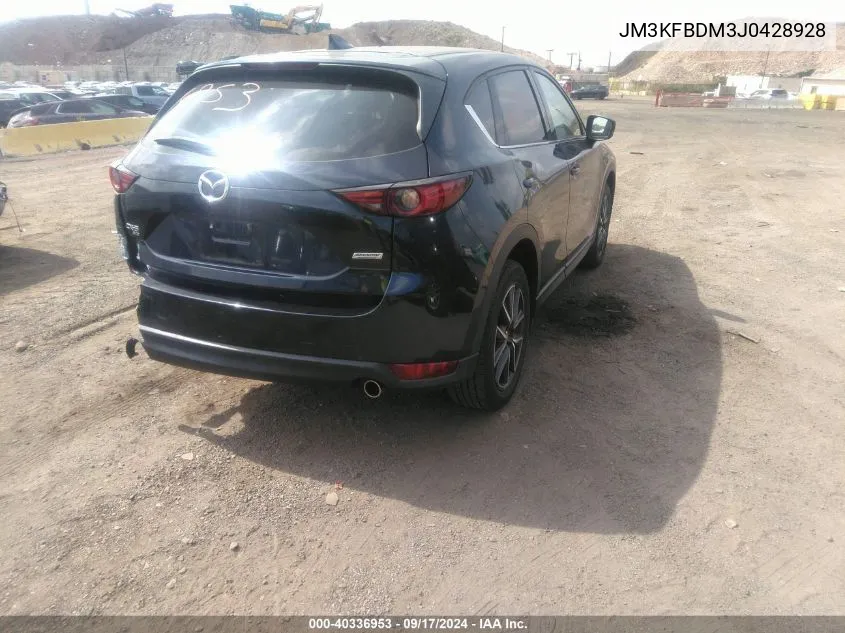 2018 Mazda Cx-5 Grand Touring VIN: JM3KFBDM3J0428928 Lot: 40336953