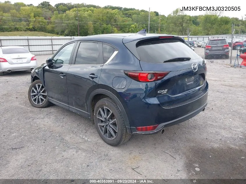 2018 Mazda Cx-5 Touring VIN: JM3KFBCM3J0320505 Lot: 40353991