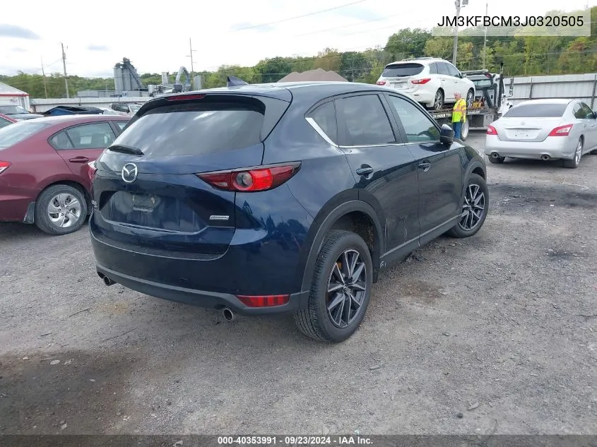 2018 Mazda Cx-5 Touring VIN: JM3KFBCM3J0320505 Lot: 40353991