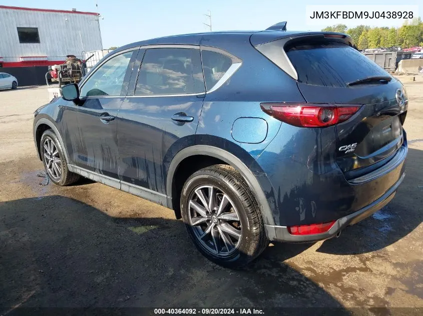 2018 Mazda Cx-5 Grand Touring VIN: JM3KFBDM9J0438928 Lot: 40364092