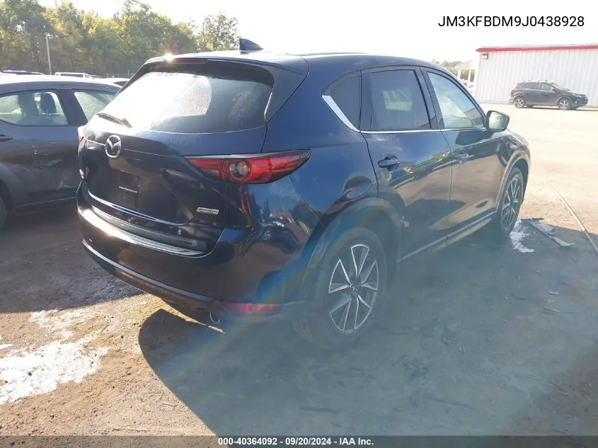 2018 Mazda Cx-5 Grand Touring VIN: JM3KFBDM9J0438928 Lot: 40364092