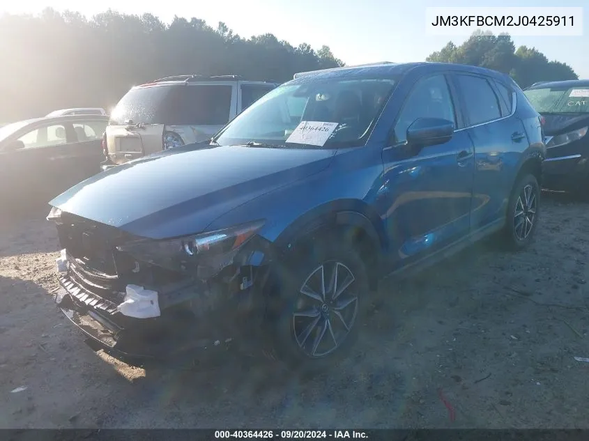 2018 Mazda Cx-5 Touring VIN: JM3KFBCM2J0425911 Lot: 40364426