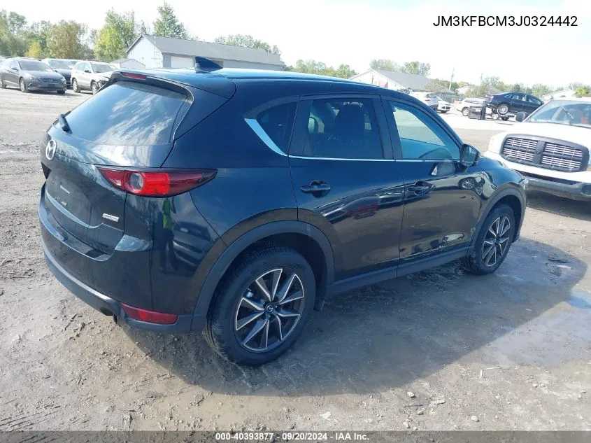 2018 Mazda Cx-5 Touring VIN: JM3KFBCM3J0324442 Lot: 40393877