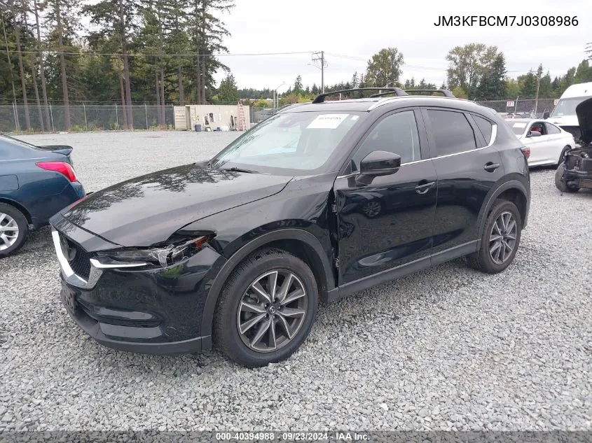 2018 Mazda Cx-5 Touring VIN: JM3KFBCM7J0308986 Lot: 40394988