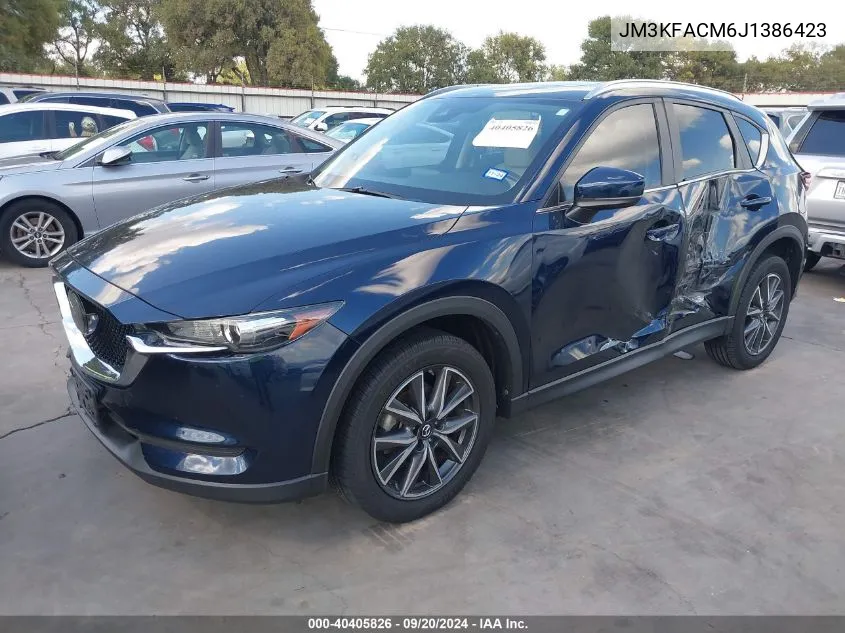 2018 Mazda Cx-5 Touring VIN: JM3KFACM6J1386423 Lot: 40405826