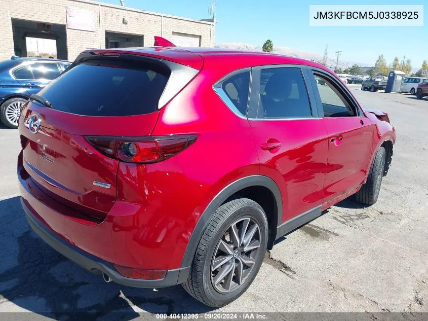 2018 Mazda Cx-5 Touring VIN: JM3KFBCM5J0338925 Lot: 40412395