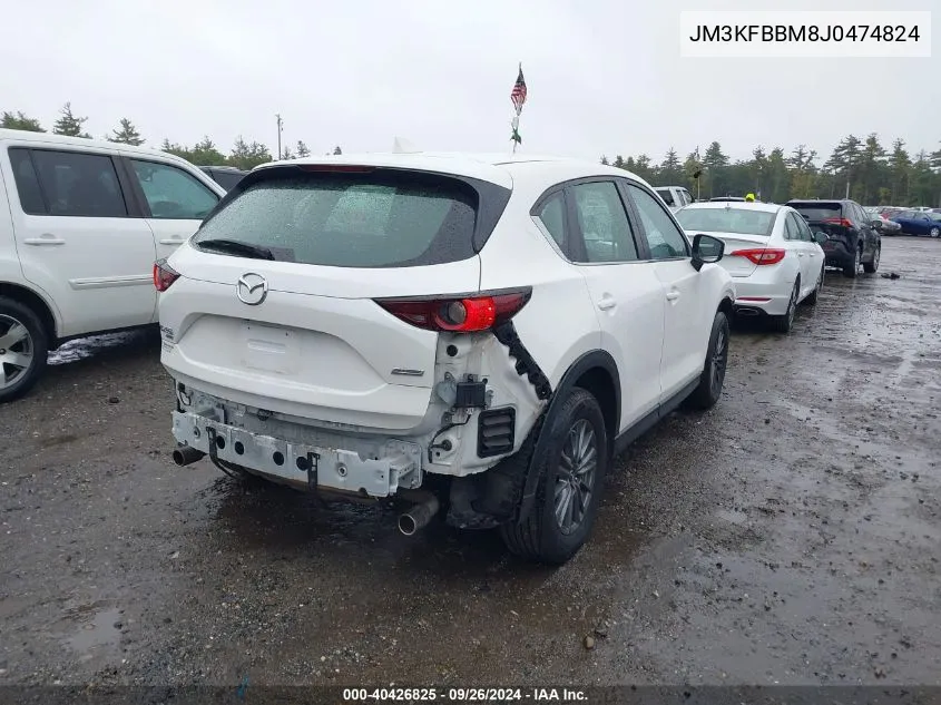 2018 Mazda Cx-5 Sport VIN: JM3KFBBM8J0474824 Lot: 40426825