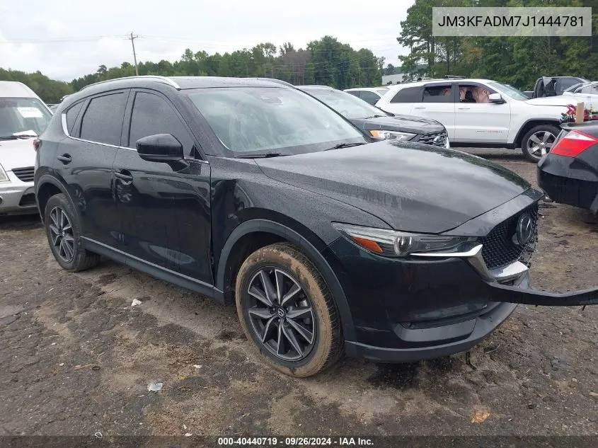 2018 Mazda Cx-5 Grand Touring VIN: JM3KFADM7J1444781 Lot: 40440719