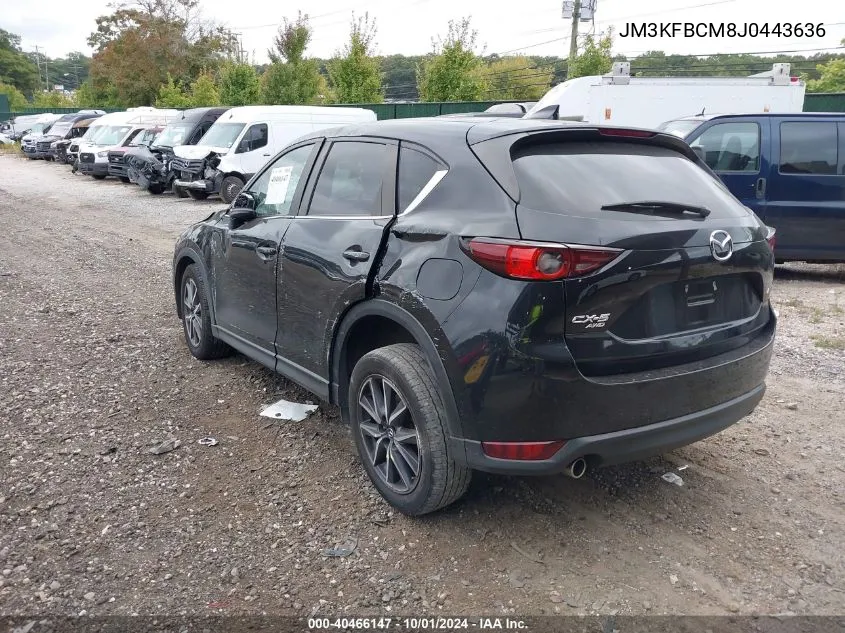 2018 Mazda Cx-5 Touring VIN: JM3KFBCM8J0443636 Lot: 40466147