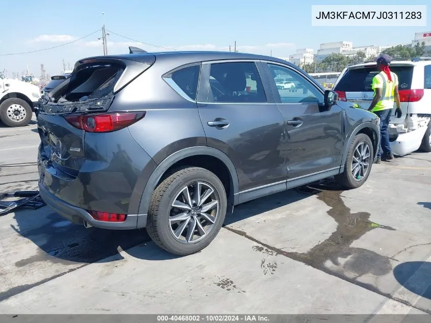 2018 Mazda Cx-5 Touring VIN: JM3KFACM7J0311283 Lot: 40468002