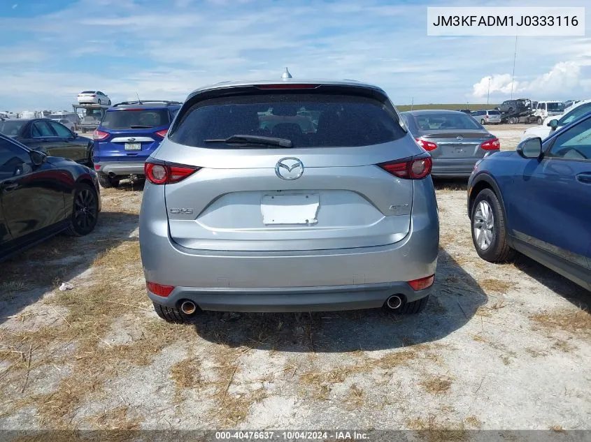 2018 Mazda Cx-5 Grand Touring VIN: JM3KFADM1J0333116 Lot: 40476637