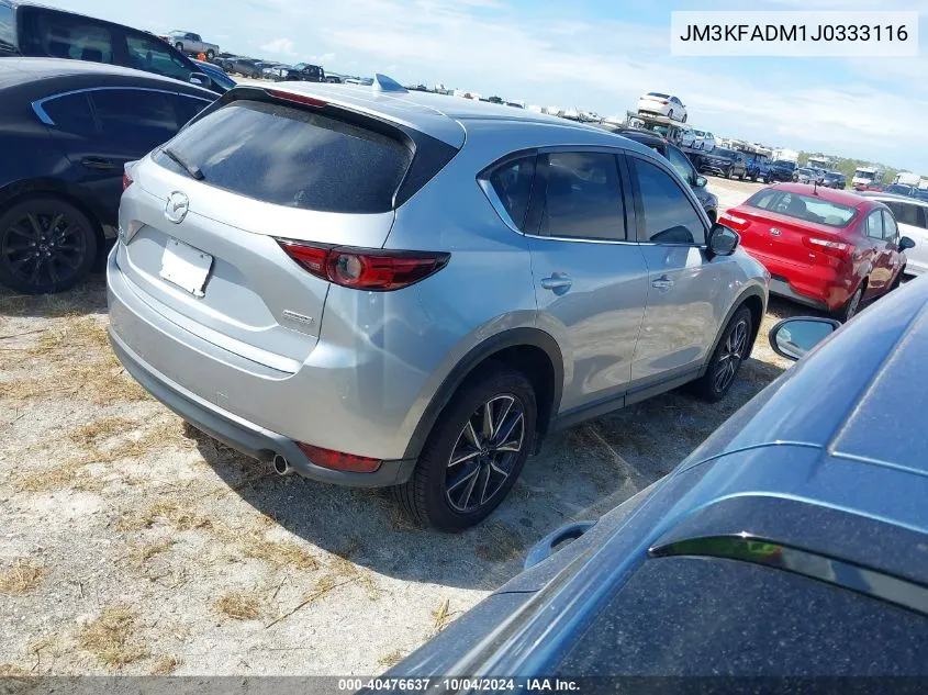 2018 Mazda Cx-5 Grand Touring VIN: JM3KFADM1J0333116 Lot: 40476637