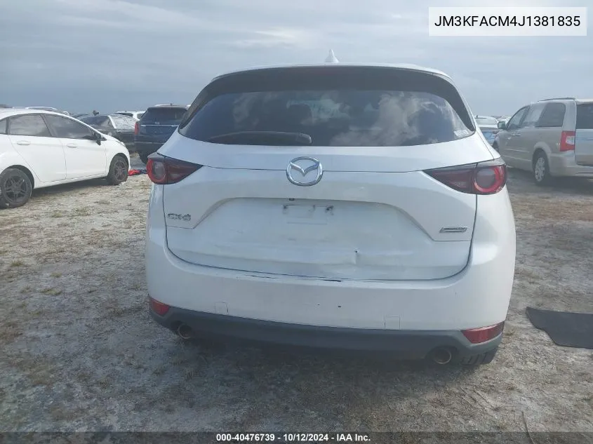 2018 Mazda Cx-5 Touring VIN: JM3KFACM4J1381835 Lot: 40476739