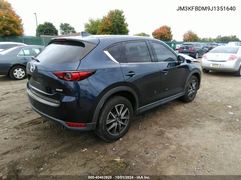 2018 Mazda Cx-5 Grand Touring VIN: JM3KFBDM9J1351640 Lot: 40483928