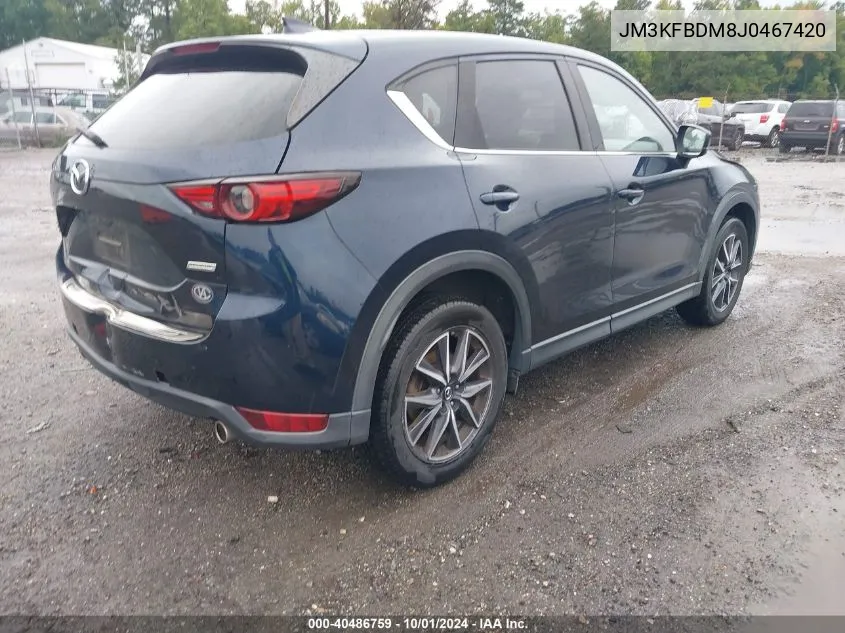 2018 Mazda Cx-5 Grand Touring VIN: JM3KFBDM8J0467420 Lot: 40486759