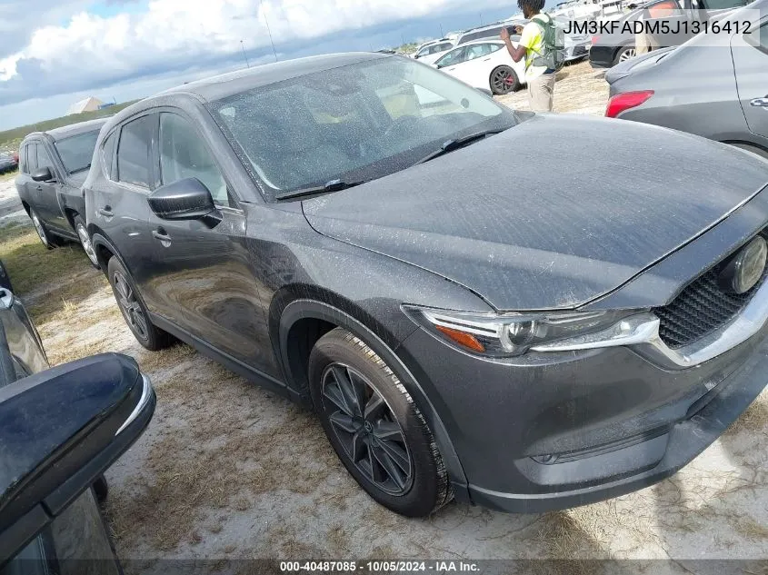 2018 Mazda Cx-5 Grand Touring VIN: JM3KFADM5J1316412 Lot: 40487085