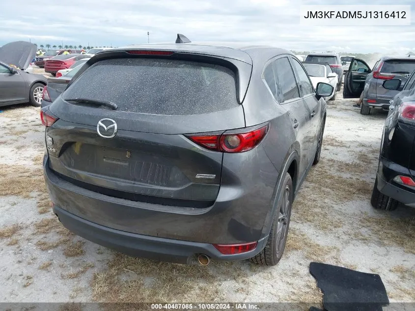 2018 Mazda Cx-5 Grand Touring VIN: JM3KFADM5J1316412 Lot: 40487085