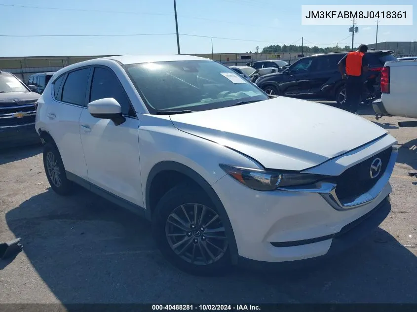 2018 Mazda Cx-5 Sport VIN: JM3KFABM8J0418361 Lot: 40488281